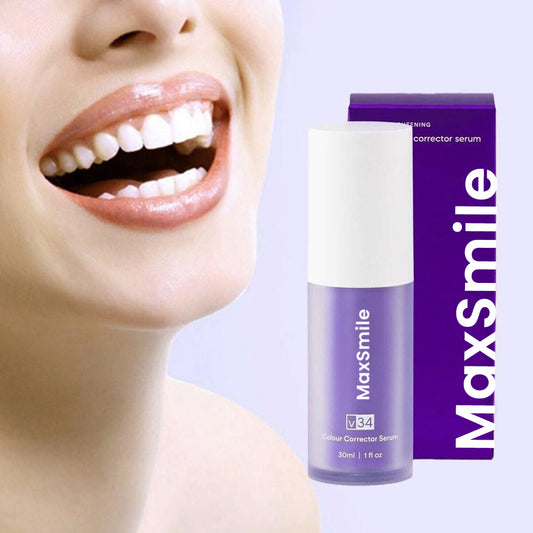 MaxSmile Teeth Color Corrector Purple Teeth Whitening Serum